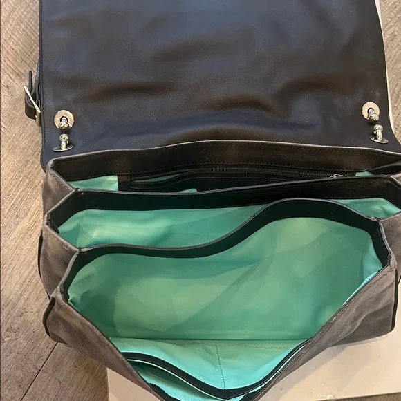 Tiffany & Co. - Vintage Gray Suede Bag - Made in Italy - Picture 4 of 17